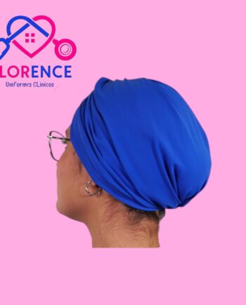 Turbante clinico azul rey spandex tbt-2