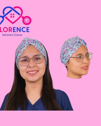 Turbante clinico estampado spandex tbt-18