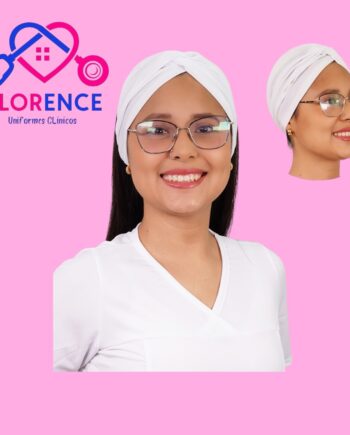 Turbante clinico blanco spandex tbt-7