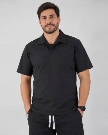 Delantal Clínico Anti Fluidos Hombre Gris AMADOR-10