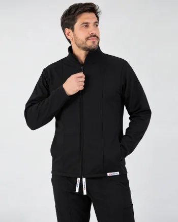 Polerón Clínico Negro para Hombre PSH-8
